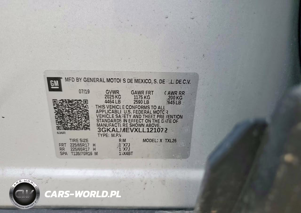 2020 GMC Terrain Sle VIN:3GKALMEVXLL121072 - 13