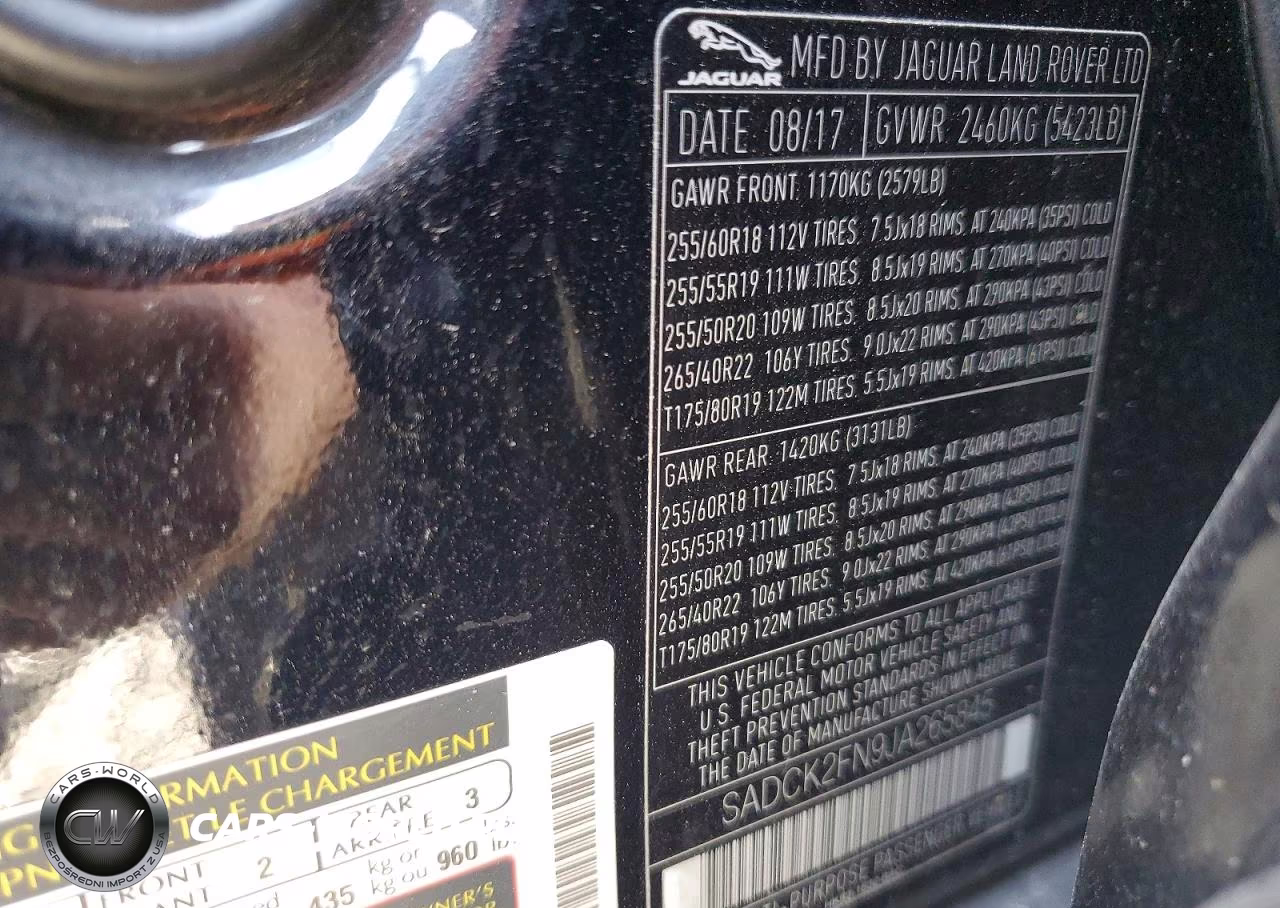 2018 Jaguar F-Pace Prestige VIN:SADCK2FN9JA265845 - 13