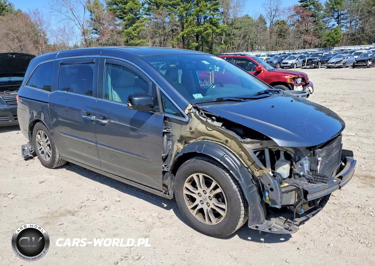 2013 Honda Odyssey Exl VIN:5FNRL5H67DB022220 - 4