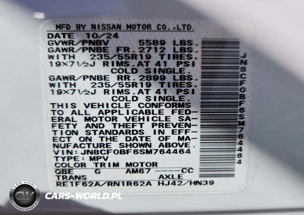 2025 Nissan Ariya Engage VIN:JN8CF0BF6SM764464 - 13