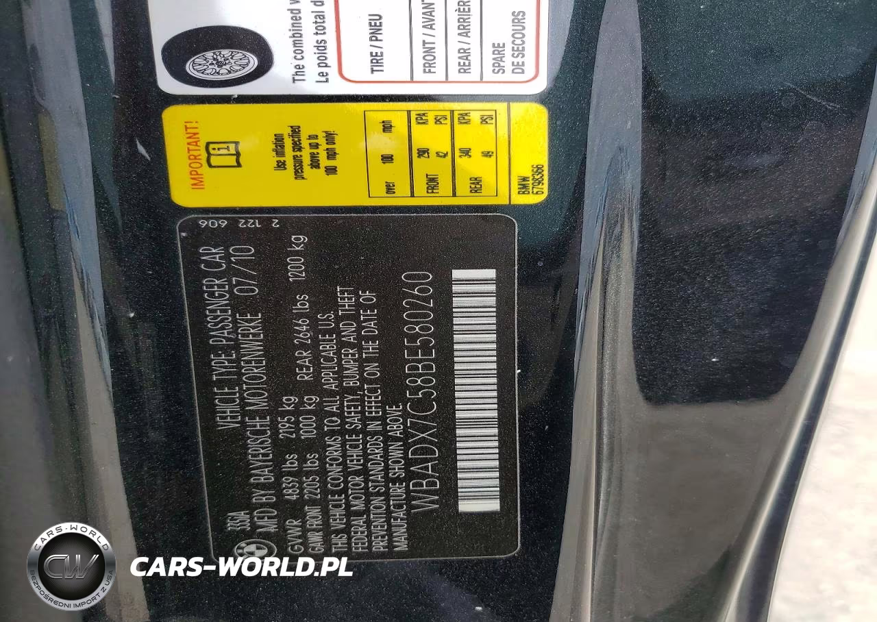 2011 BMW 335 I VIN:WBADX7C58BE580260 - 12