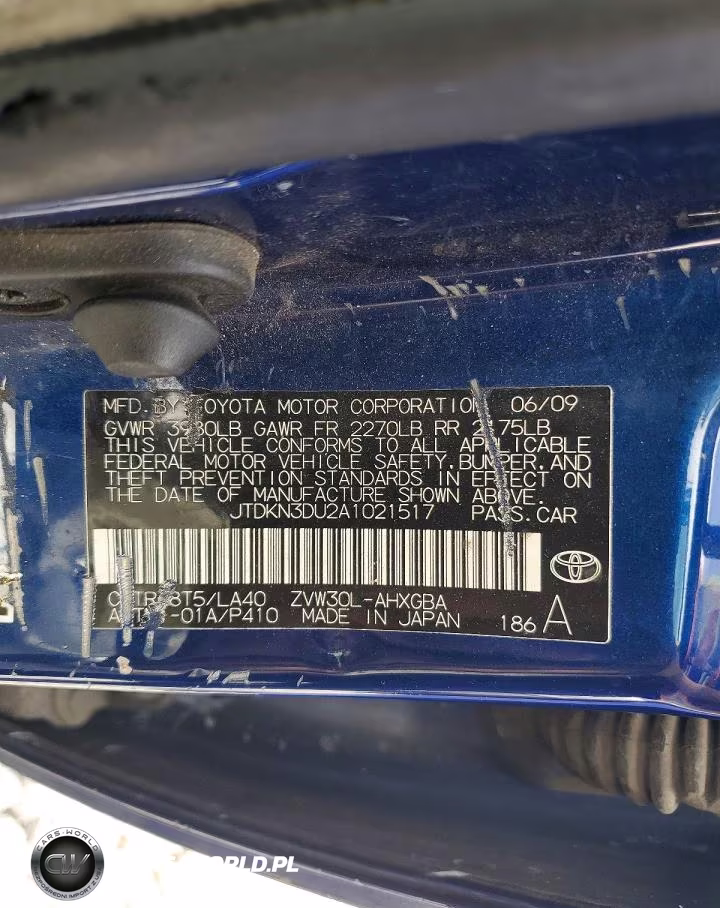 2010 Toyota Prius Iv VIN:JTDKN3DU2A1021517 - 12