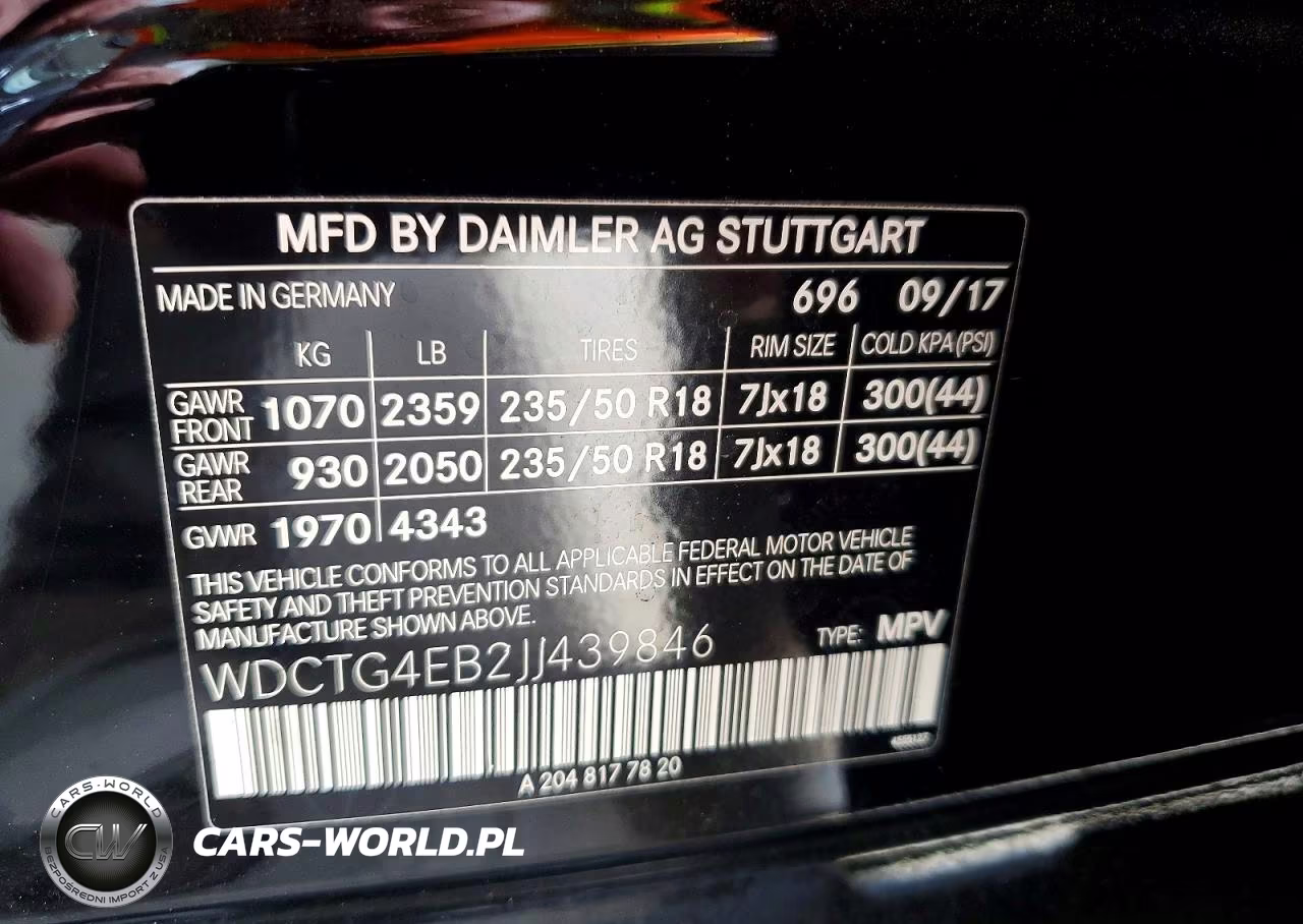 2018 Mercedes-Benz Gla 250 VIN:WDCTG4EB2JJ439846 - 12