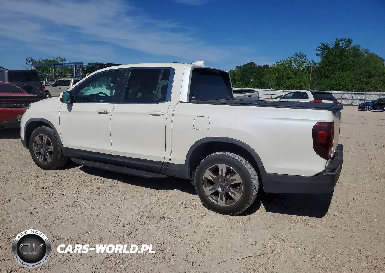 2017 Honda Ridgeline Rtl VIN:5FPYK3F67HB039361 - 2