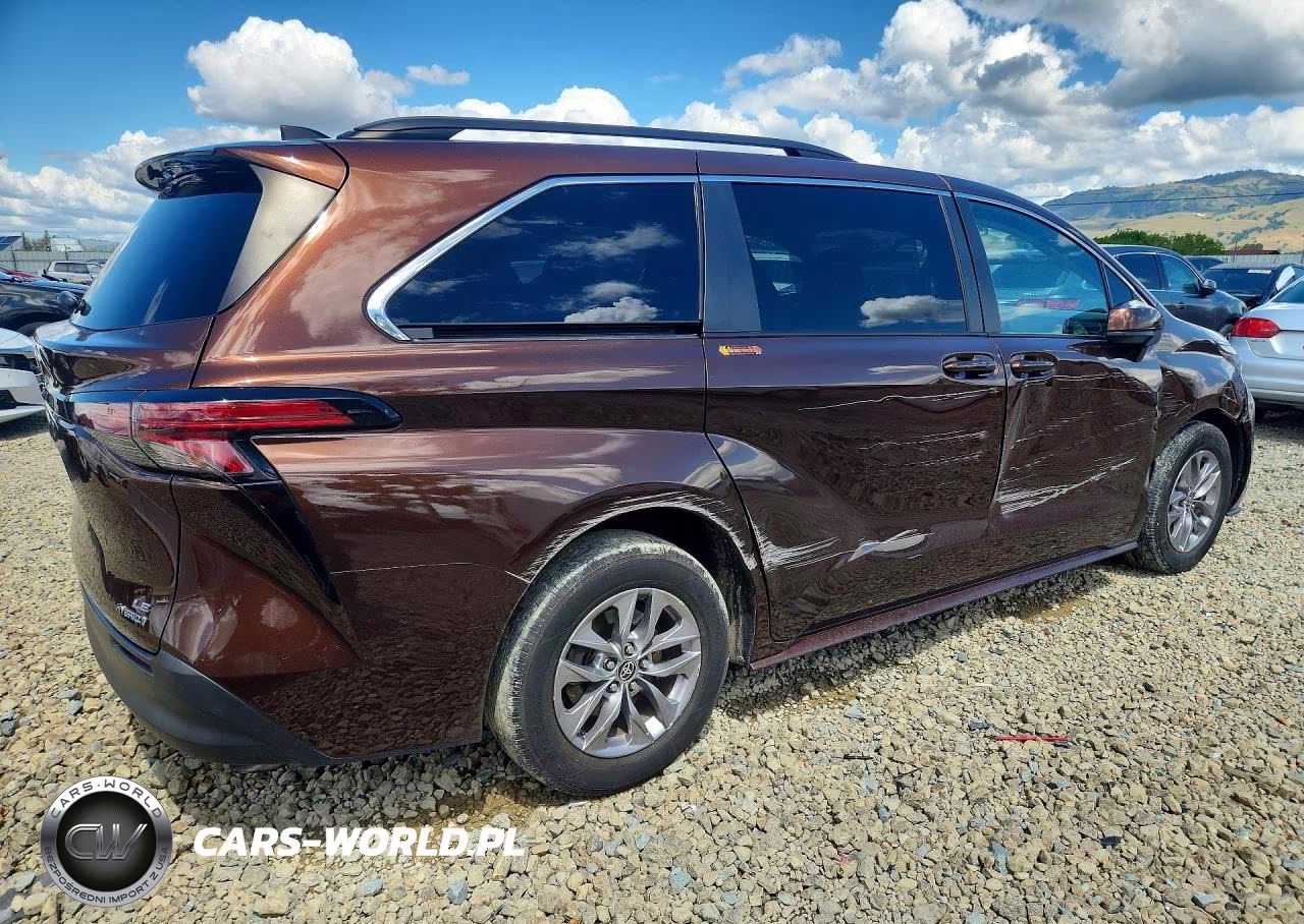 2022 Toyota Sienna Le VIN:5TDKRKEC5NS094619 - 3