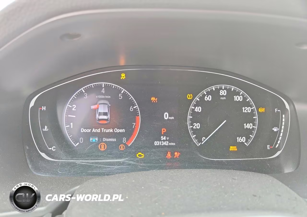 2021 Honda Accord Exl VIN:1HGCV1F54MA052613 - 9