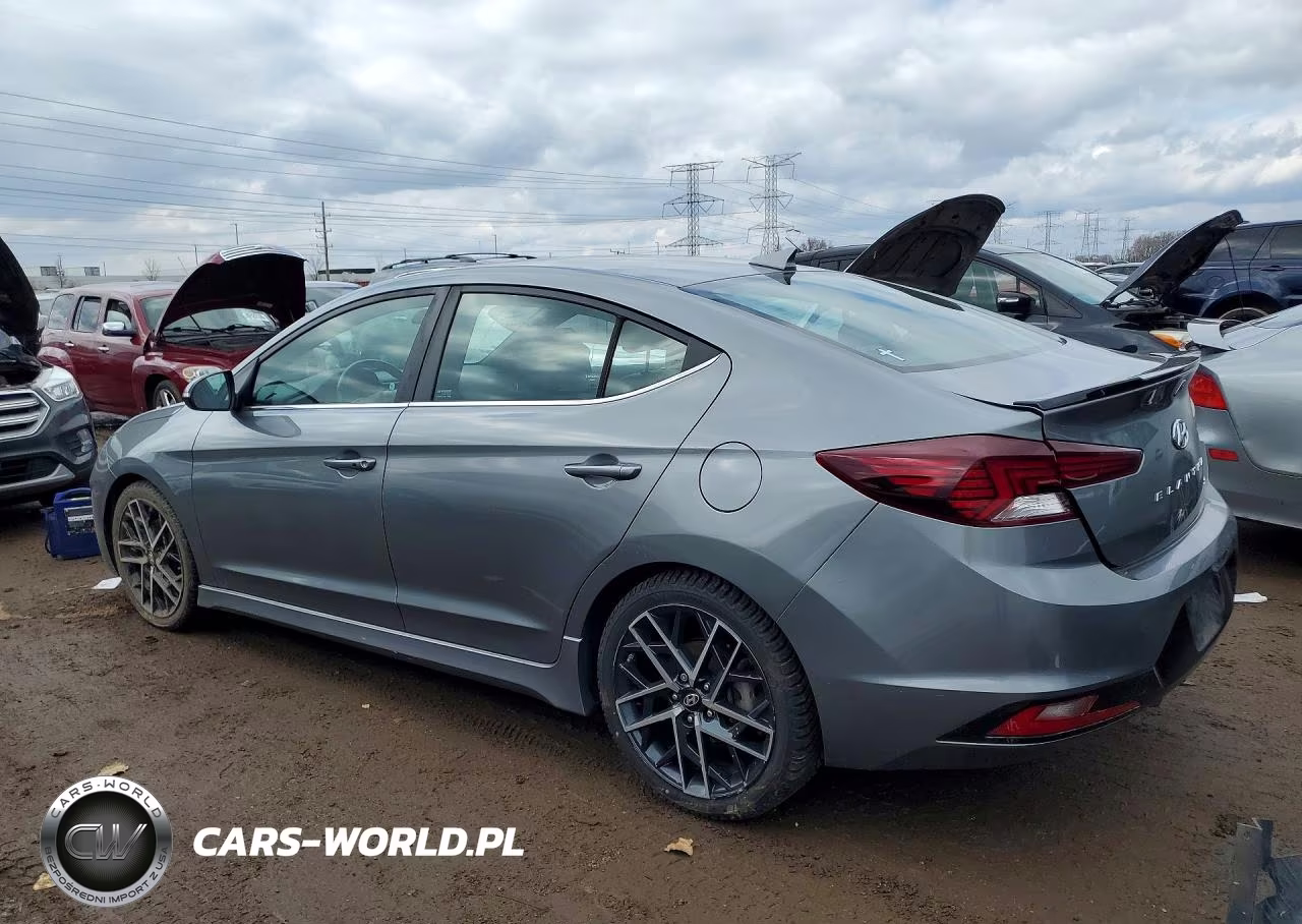 2019 Hyundai Elantra Sport VIN:KMHD04LB5KU818028 - 2