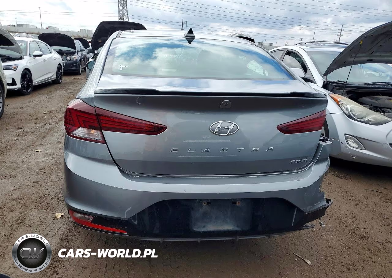 2019 Hyundai Elantra Sport VIN:KMHD04LB5KU818028 - 6