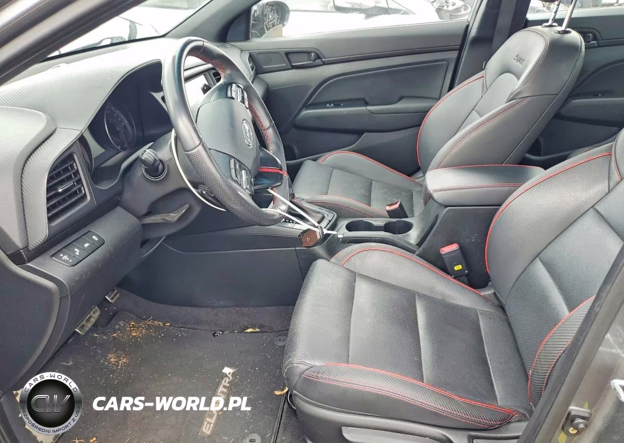 2019 Hyundai Elantra Sport VIN:KMHD04LB5KU818028 - 7