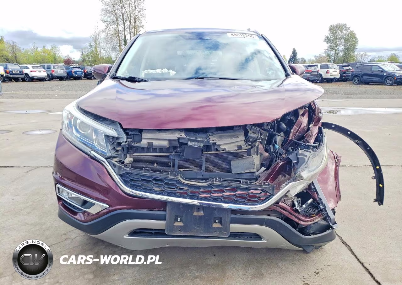 2015 Honda Cr-V Touring VIN:5J6RM4H93FL075153 - 5