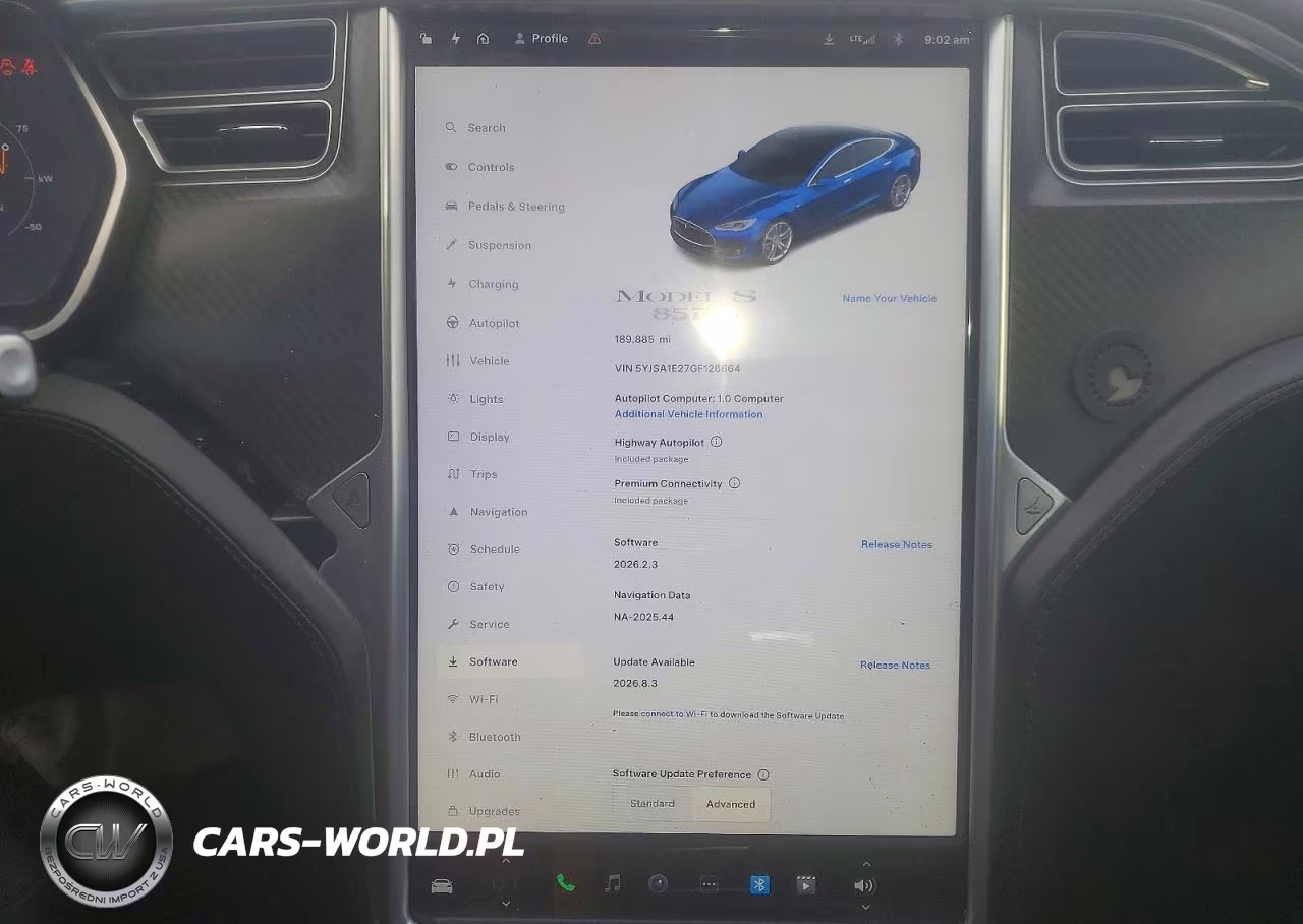 2016 Tesla Model S VIN:5YJSA1E27GF126664 - 9