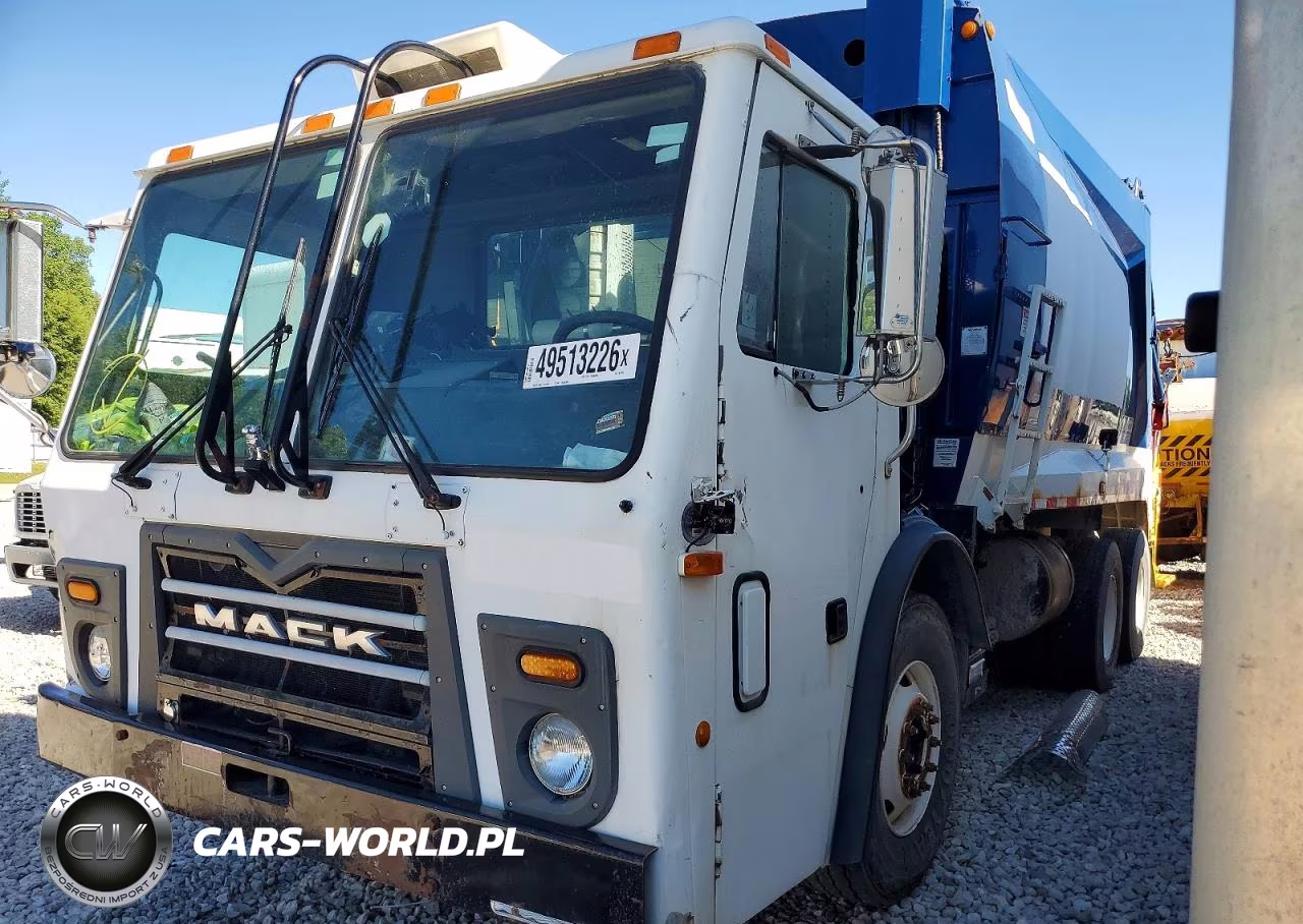 2013 Mack Leu613 Refuse Truck VIN:1M2AU02C9DM007605 - 2