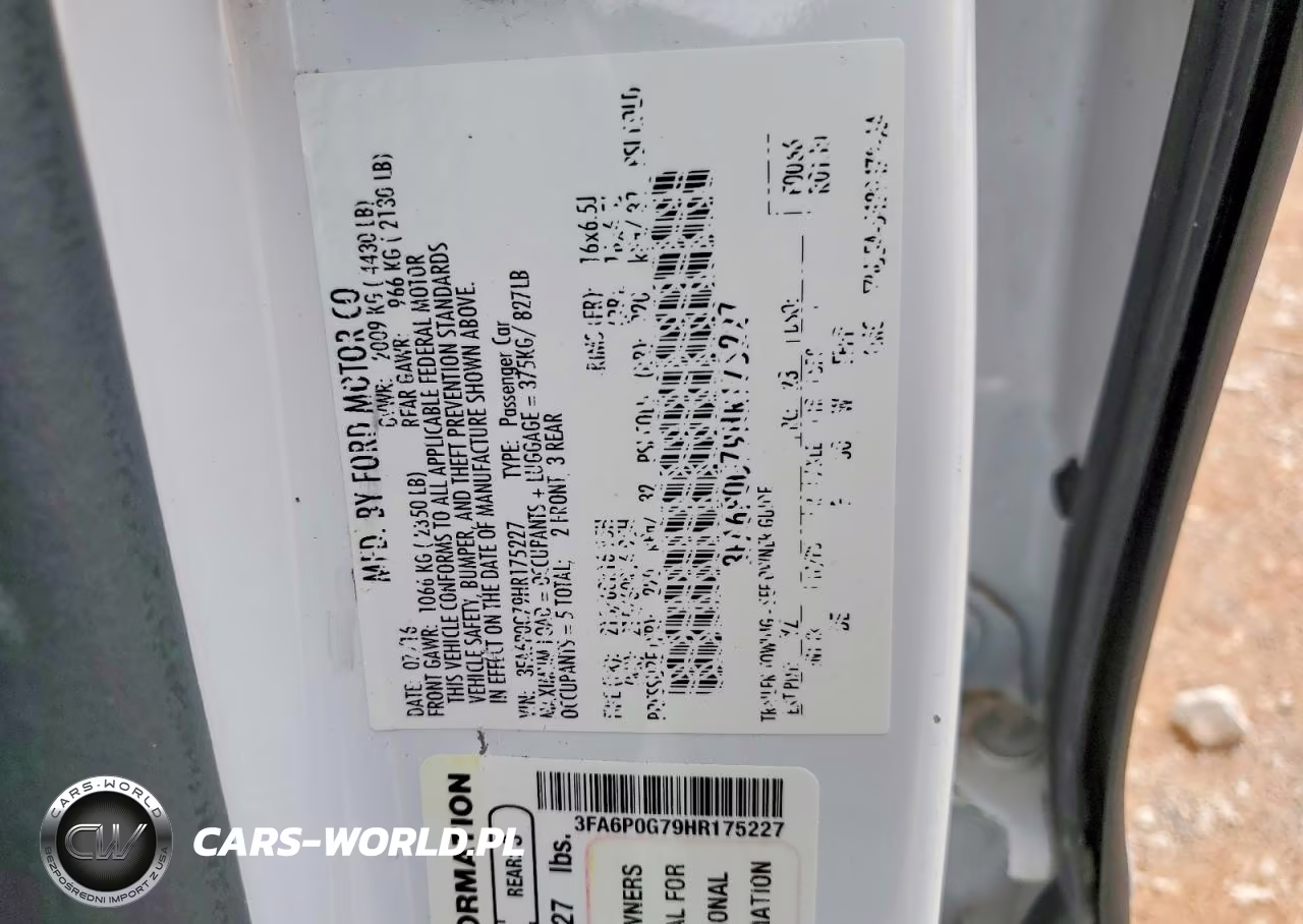 2017 Ford Fusion S VIN:3FA6P0G79HR175227 - 12