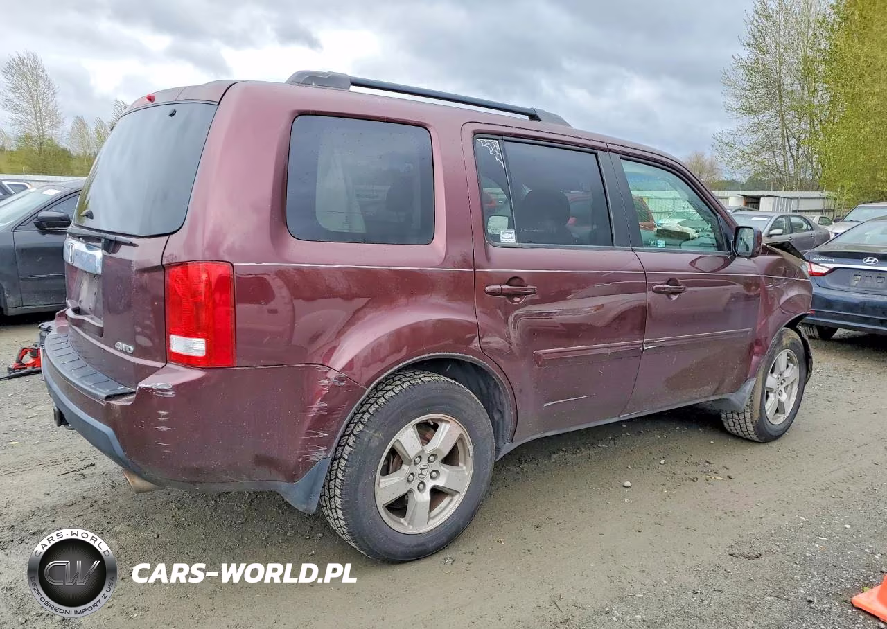 2009 Honda Pilot Ex VIN:5FNYF48459B004351 - 3