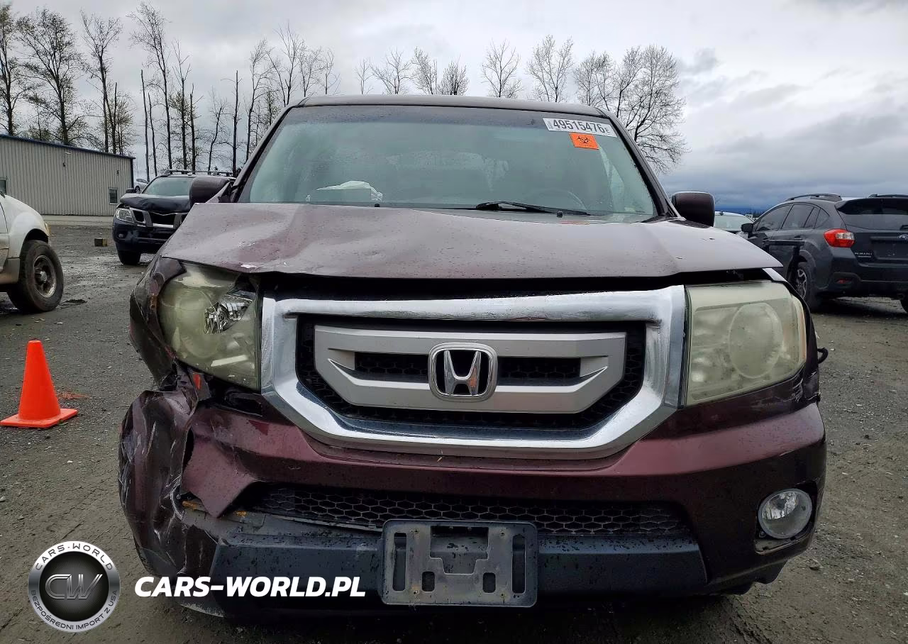 2009 Honda Pilot Ex VIN:5FNYF48459B004351 - 5
