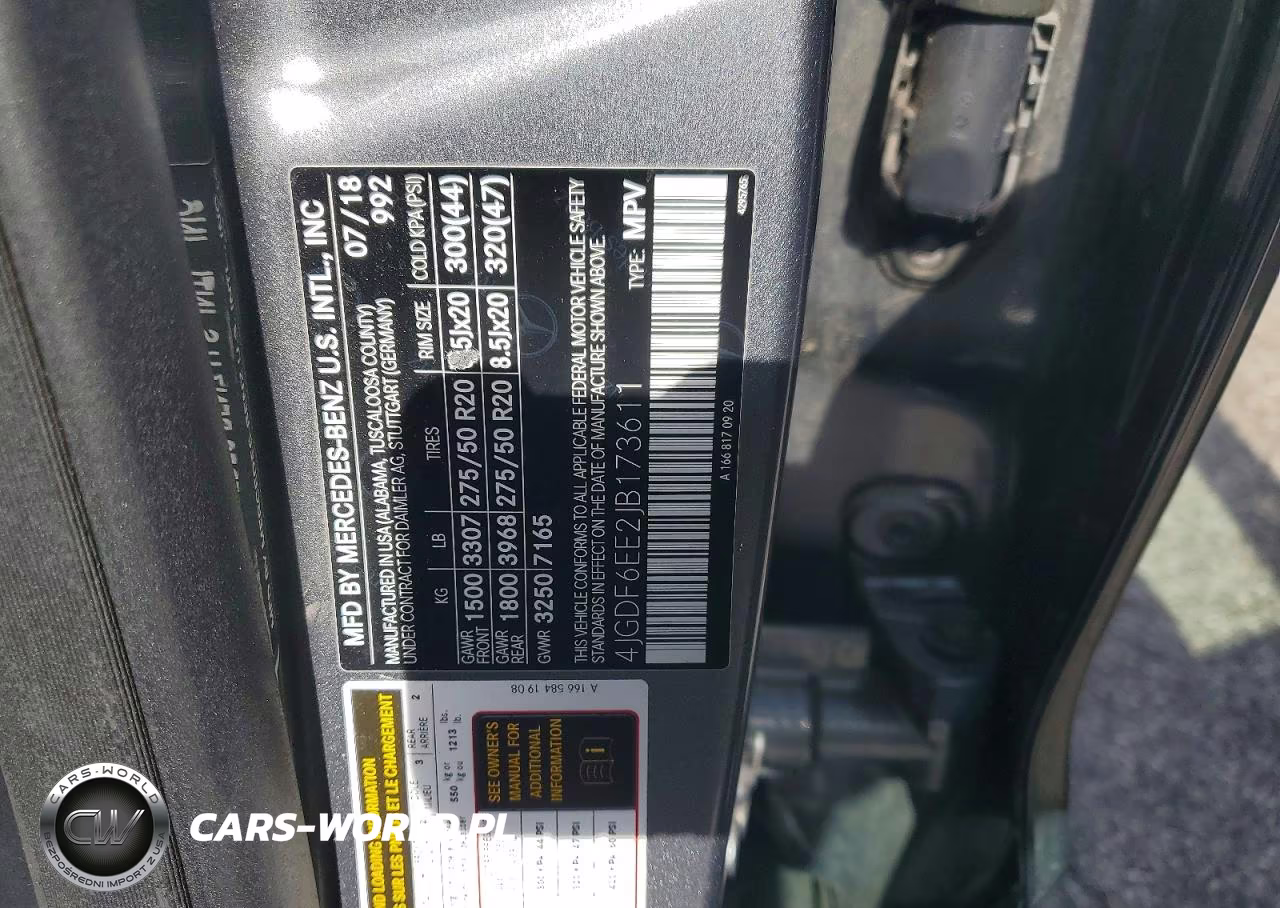 2018 Mercedes-Benz Gls 450 4Matic VIN:4JGDF6EE2JB173611 - 14