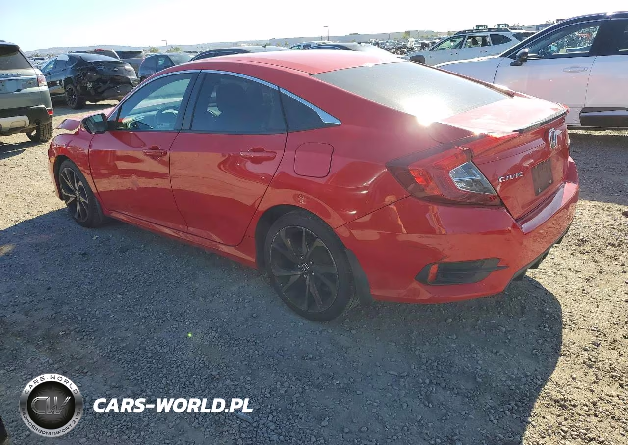 2020 Honda Civic Sport VIN:2HGFC2F88LH597359 - 2