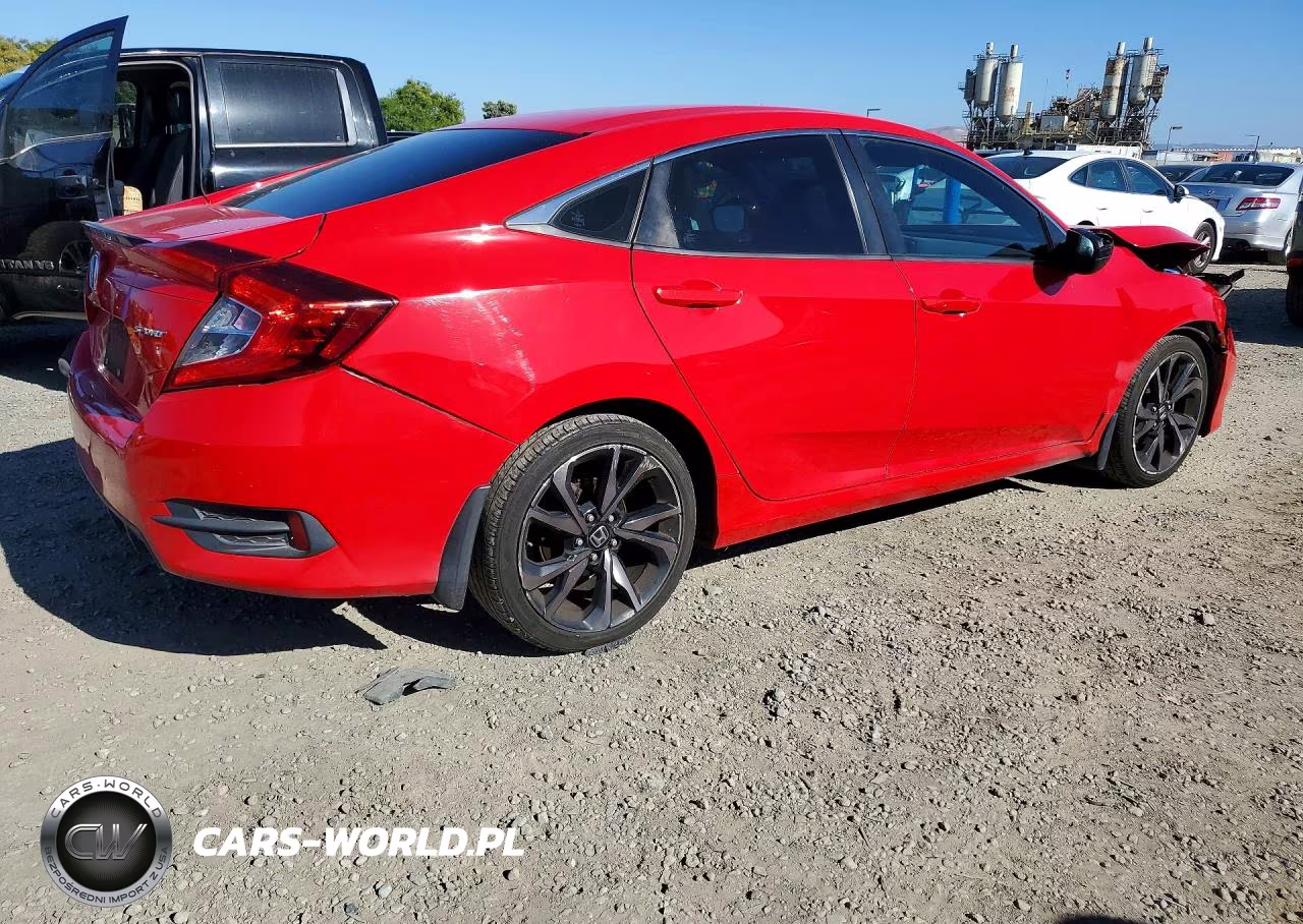 2020 Honda Civic Sport VIN:2HGFC2F88LH597359 - 3