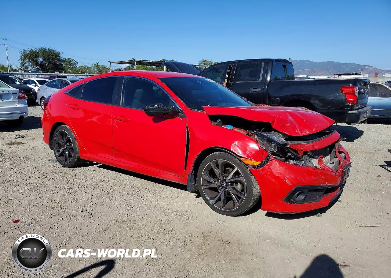 2020 Honda Civic Sport VIN:2HGFC2F88LH597359 - 4