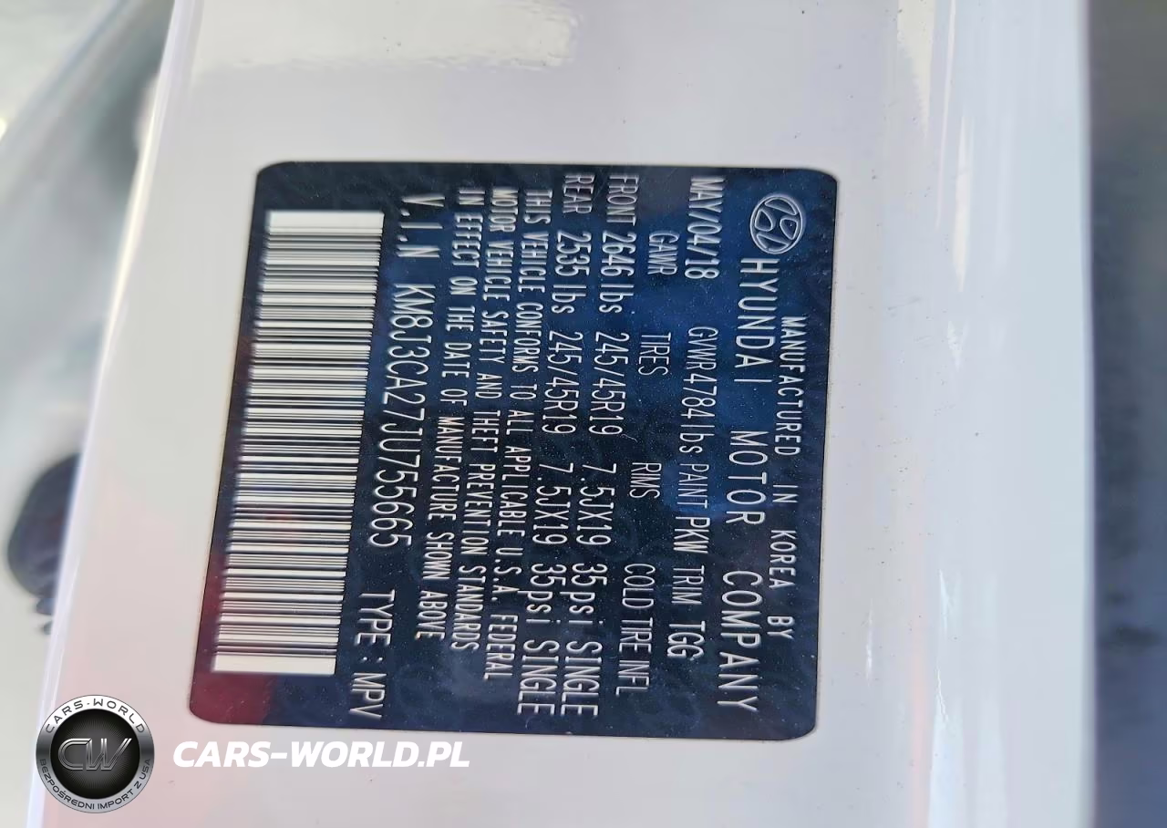 2018 Hyundai Tucson Value VIN:KM8J3CA27JU755665 - 13