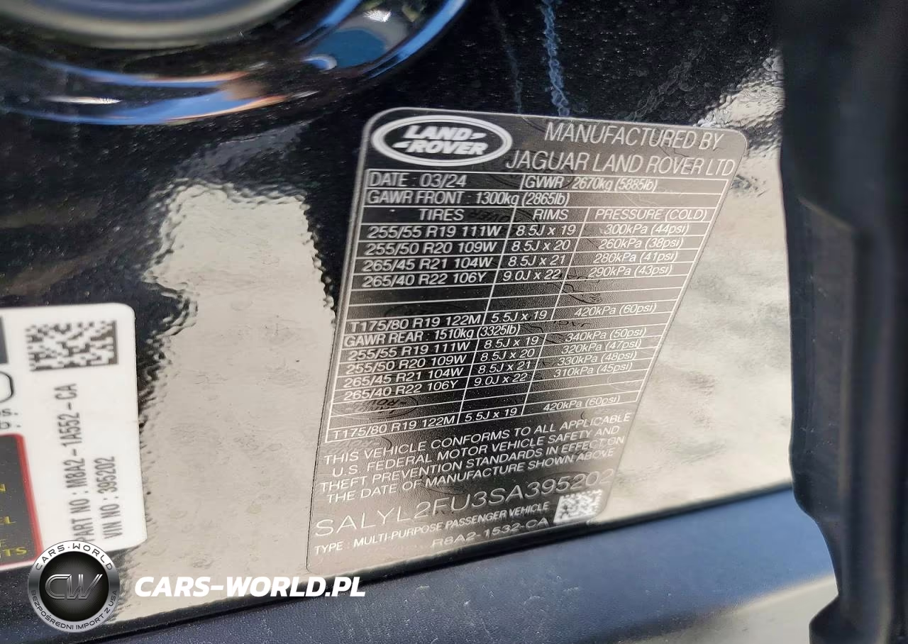 2025 Land Rover Range Rover Velar Dynamic Se VIN:SALYL2FU3SA395202 - 14