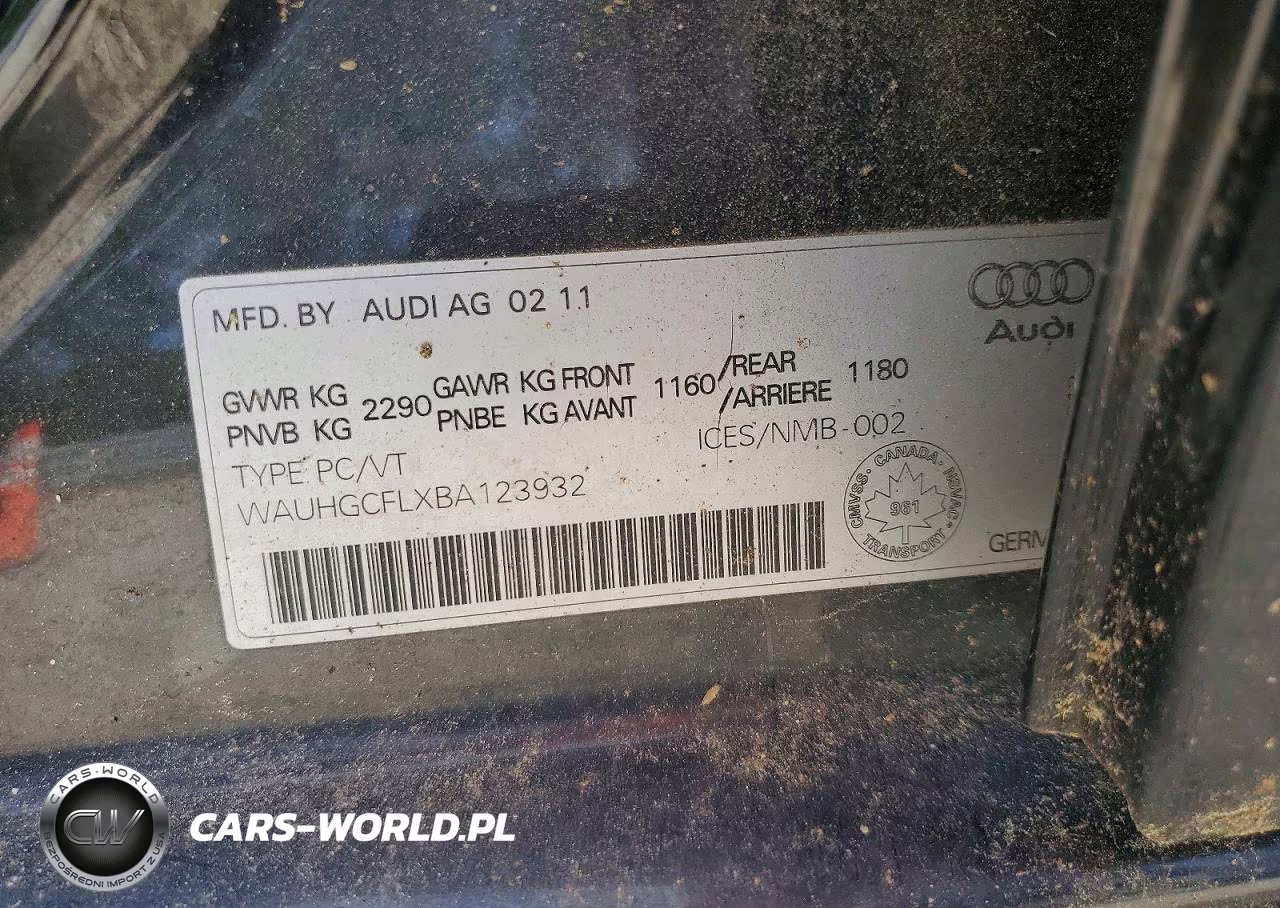 2011 Audi S4 Premium VIN:WAUHGCFLXBA123932 - 13
