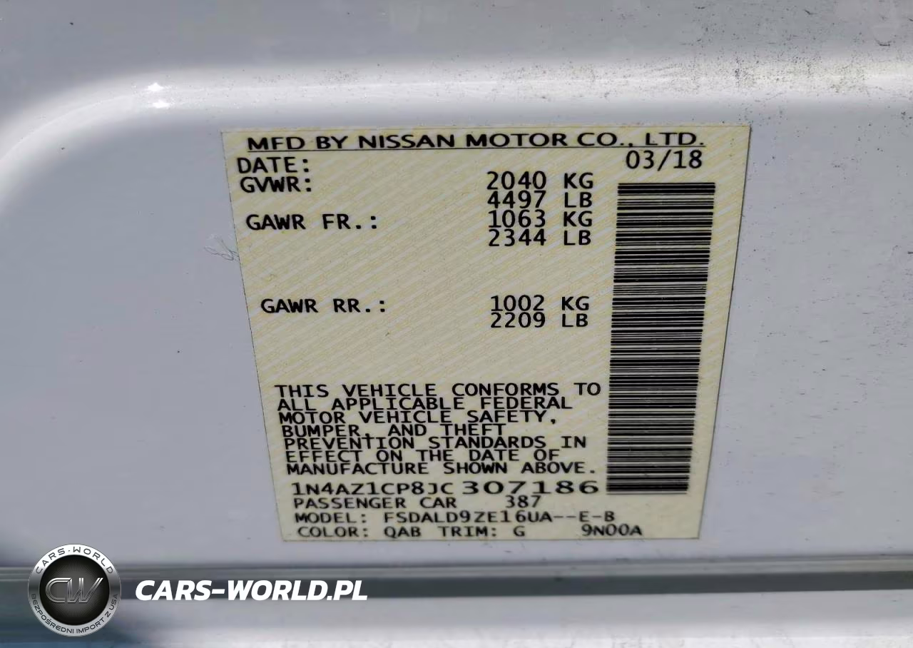 2018 Nissan Leaf Sv VIN:1N4AZ1CP8JC307186 - 12