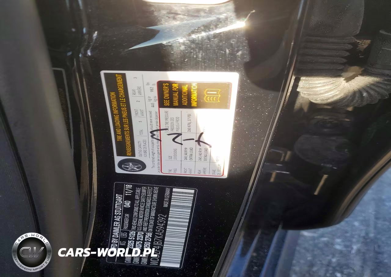 2019 Mercedes-Benz E 300 VIN:WDDZF4JB7KA594392 - 13
