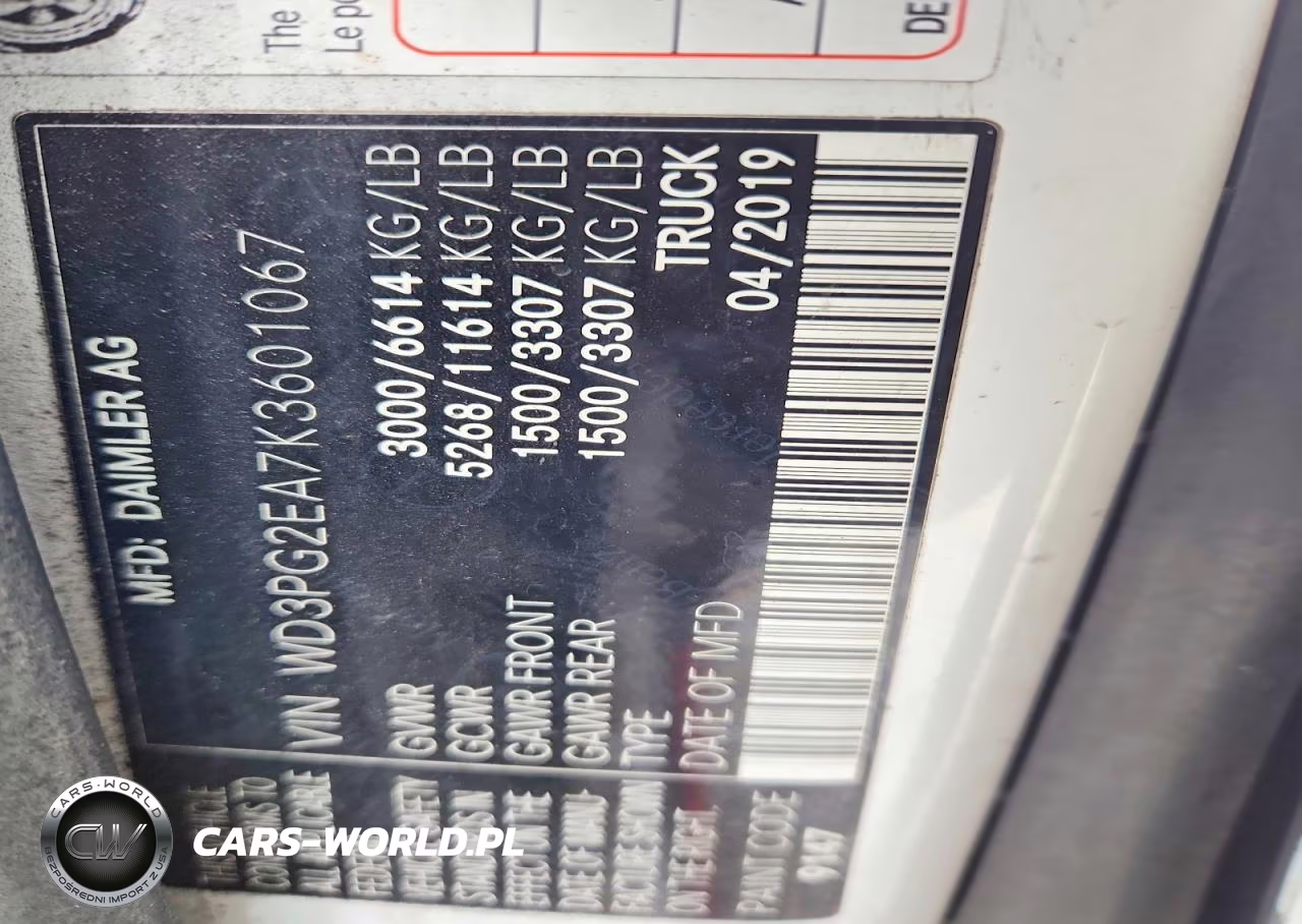 2019 Mercedes Benz Metris VIN:WD3PG2EA7K3601067 - 13