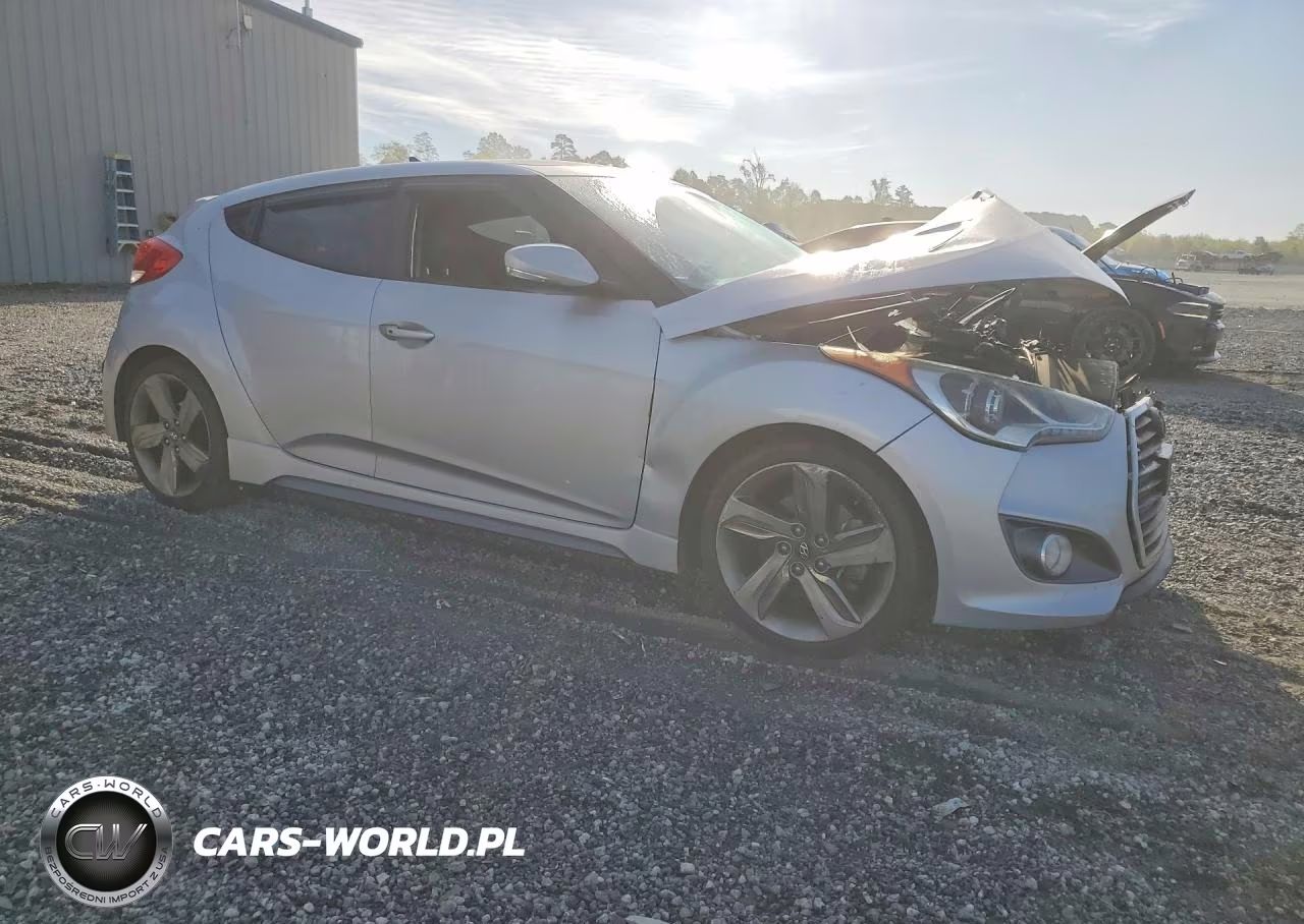 2015 Hyundai Veloster Turbo VIN:KMHTC6AE4FU240943 - 4