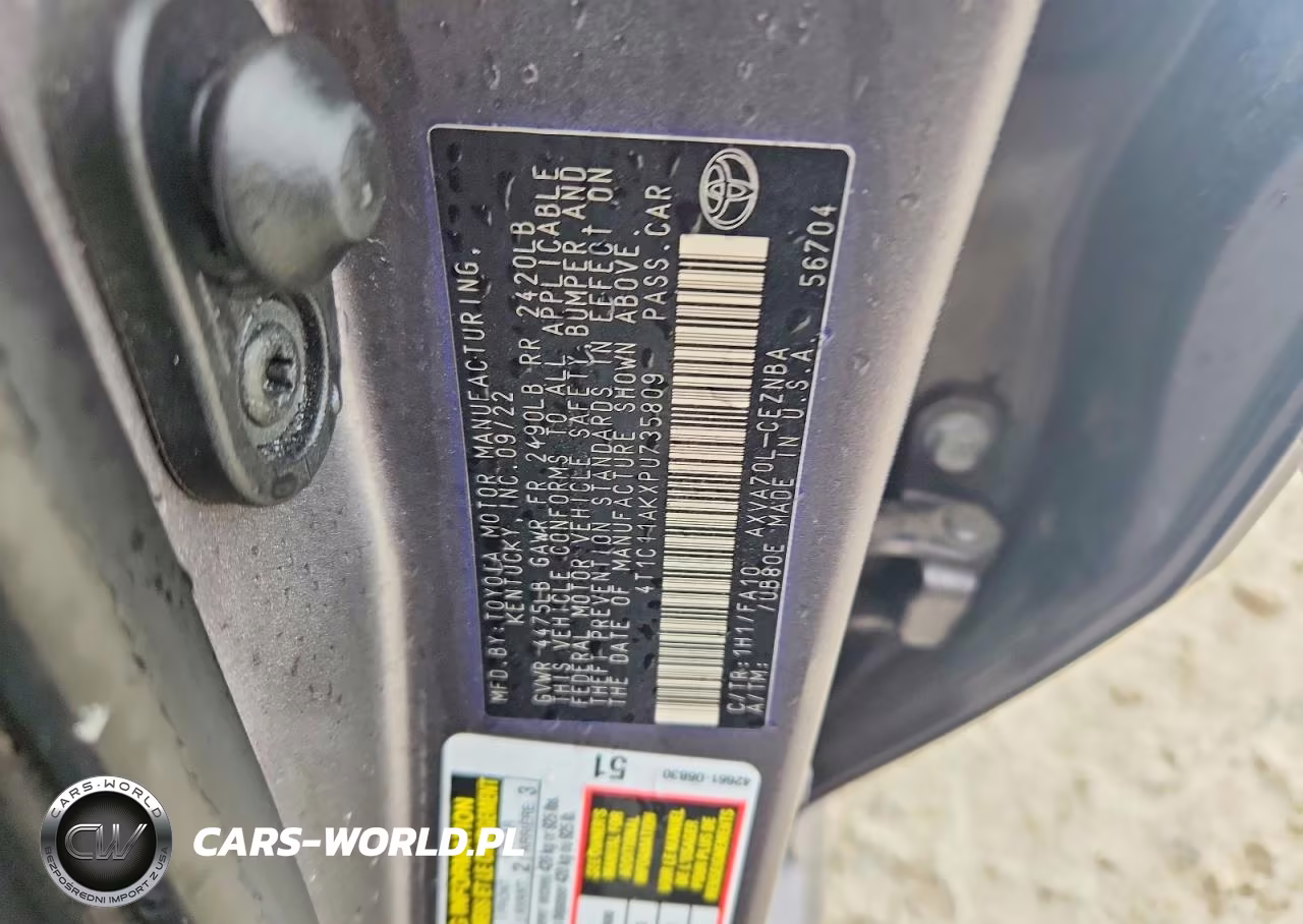 2023 Toyota Camry VIN:4T1C11AKXPU735809 - 12