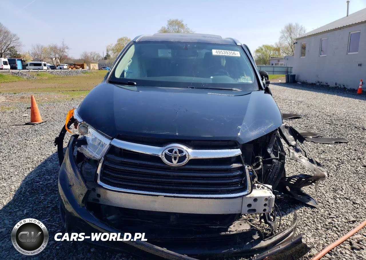 2015 Toyota Highlander Xle VIN:5TDJKRFHXFS124167 - 5