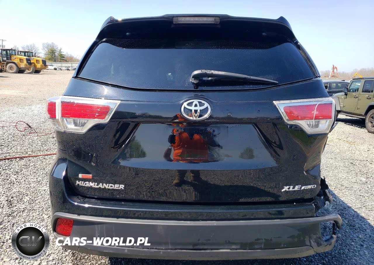 2015 Toyota Highlander Xle VIN:5TDJKRFHXFS124167 - 6