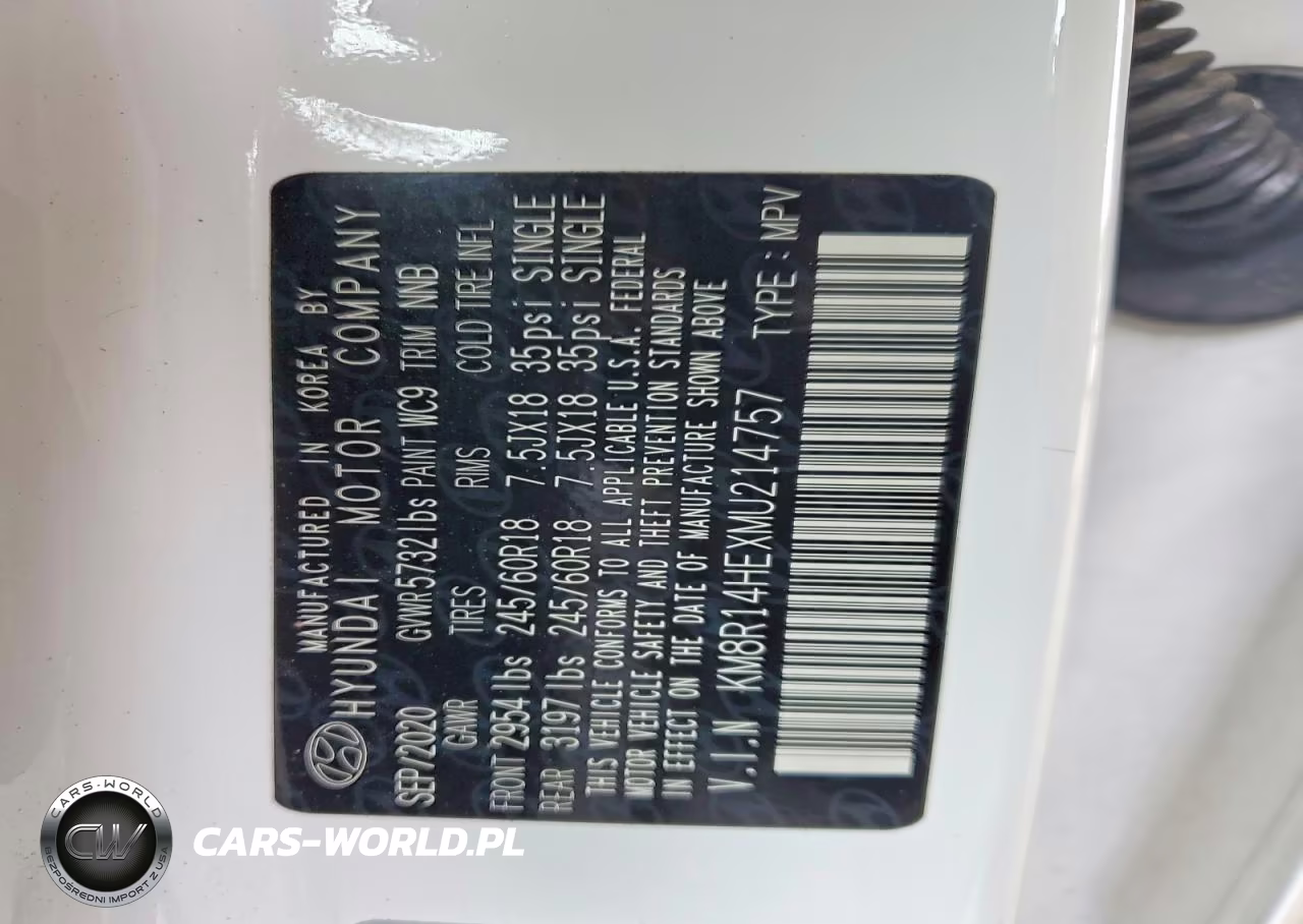 2021 Hyundai Palisade Se VIN:KM8R14HEXMU214757 - 12