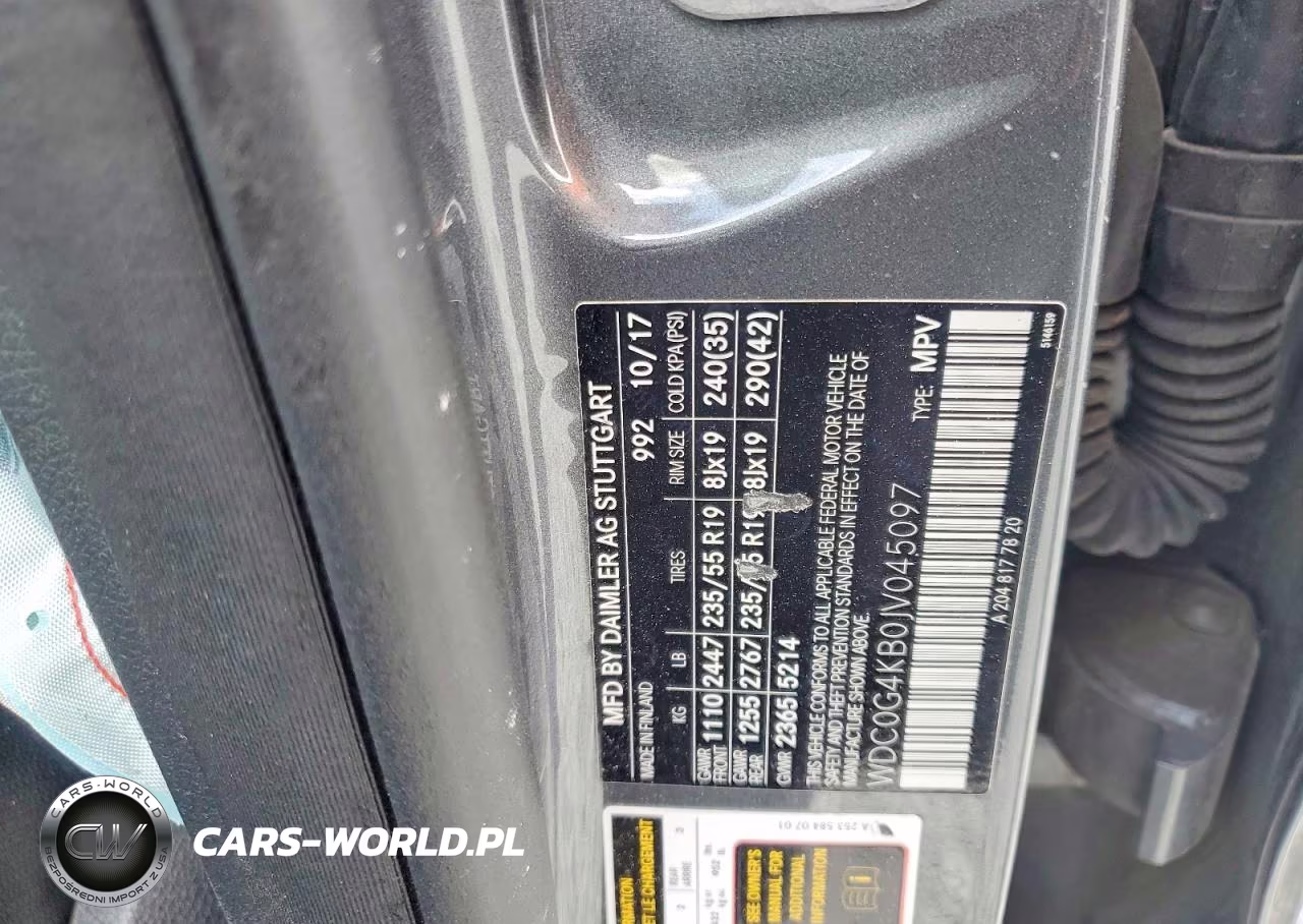 2018 Mercedes-Benz Glc 300 4Matic VIN:WDC0G4KB0JV045097 - 14