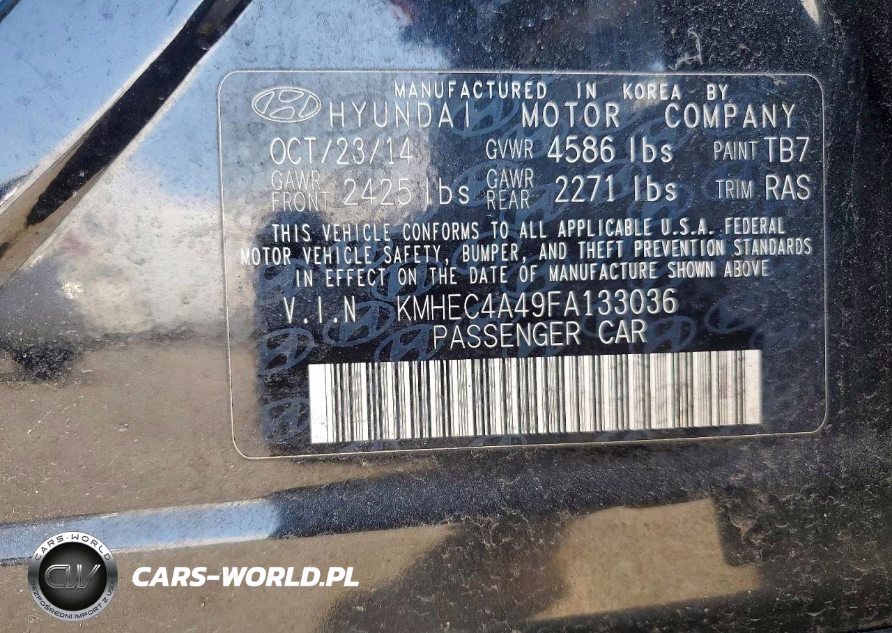 2015 Hyundai Sonata Hybrid Base VIN:KMHEC4A49FA133036 - 12