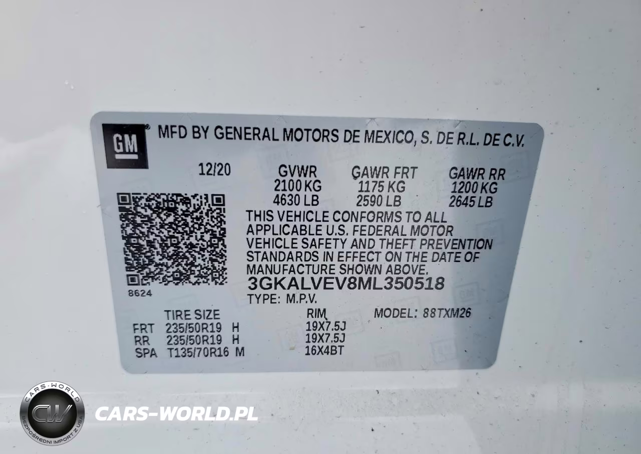 2021 GMC Terrain Slt VIN:3GKALVEV8ML350518 - 12
