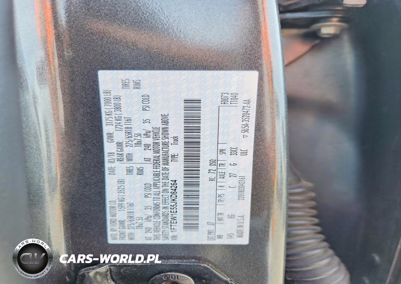 2018 Ford F150 Supercrew VIN:1FTEW1E55JKD84264 - 13