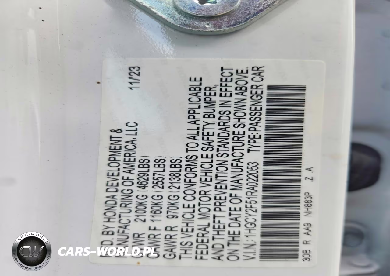 2024 Honda Accord Hybrid Sport VIN:1HGCY2F51RA022053 - 13