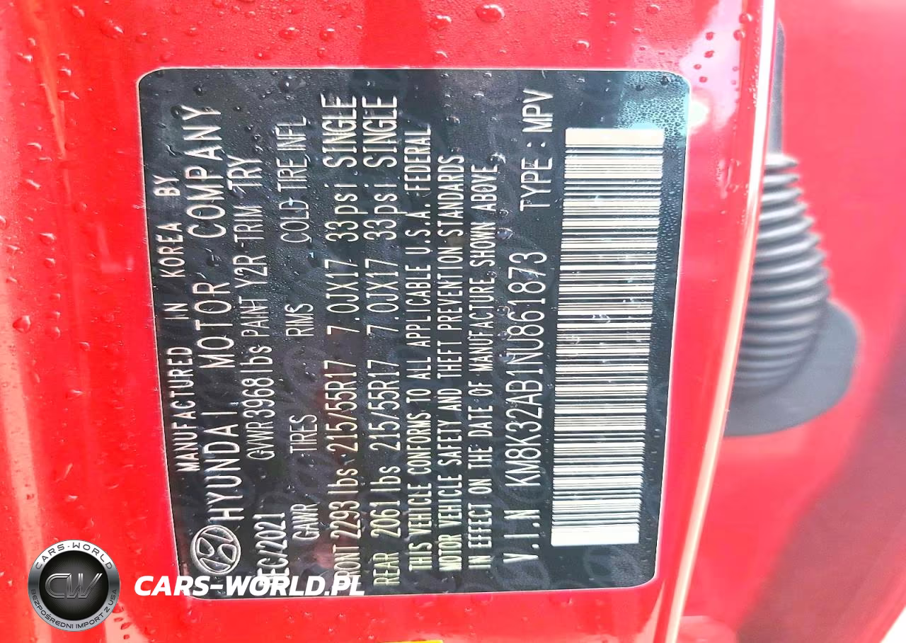 2022 Hyundai Kona Sel VIN:KM8K32AB1NU861873 - 14
