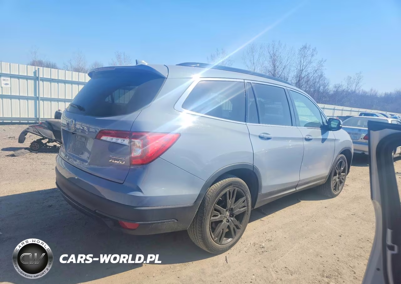 2022 Honda Pilot VIN:5FNYF6H26NB093772 - 3