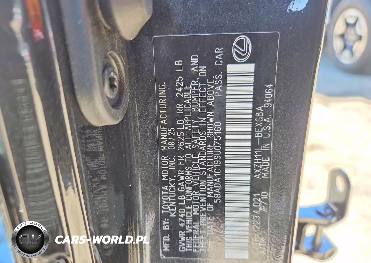 2025 Lexus Es 300H Base VIN:58ADA1C19SU075160 - 12