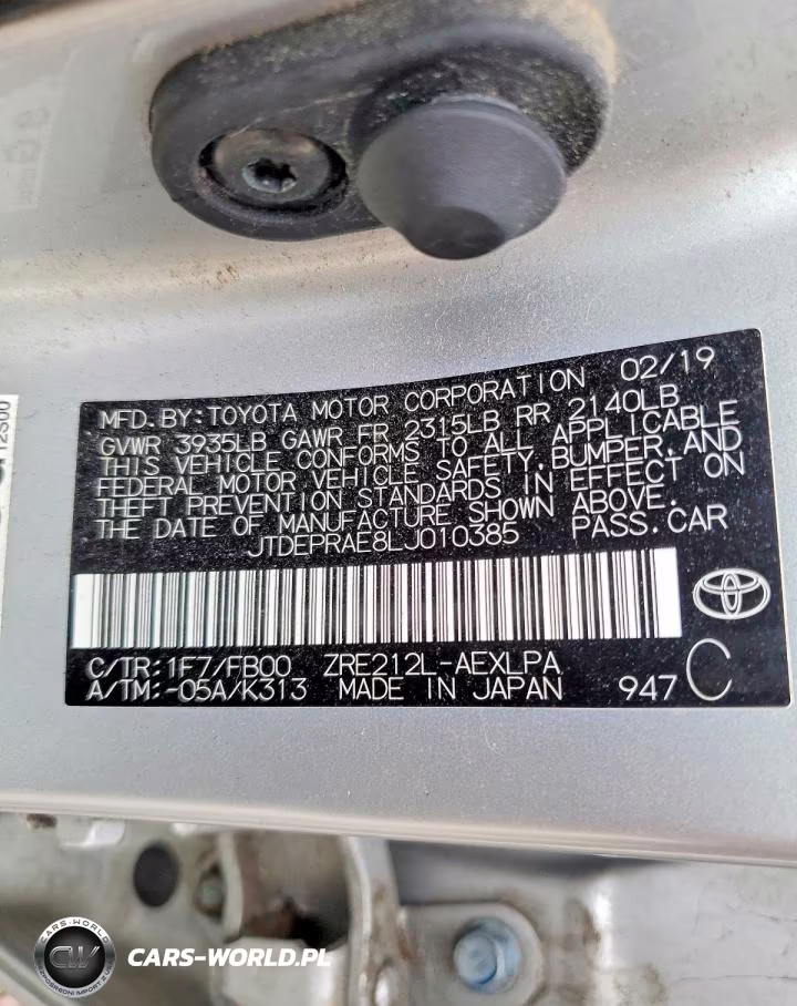 2020 Toyota Corolla Le VIN:JTDEPRAE8LJ010385 - 12