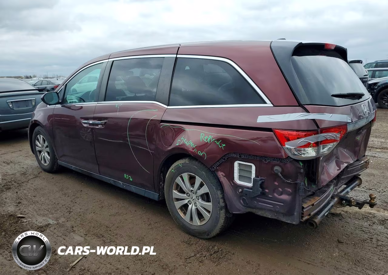 2016 Honda Odyssey Exl VIN:5FNRL5H64GB056653 - 2