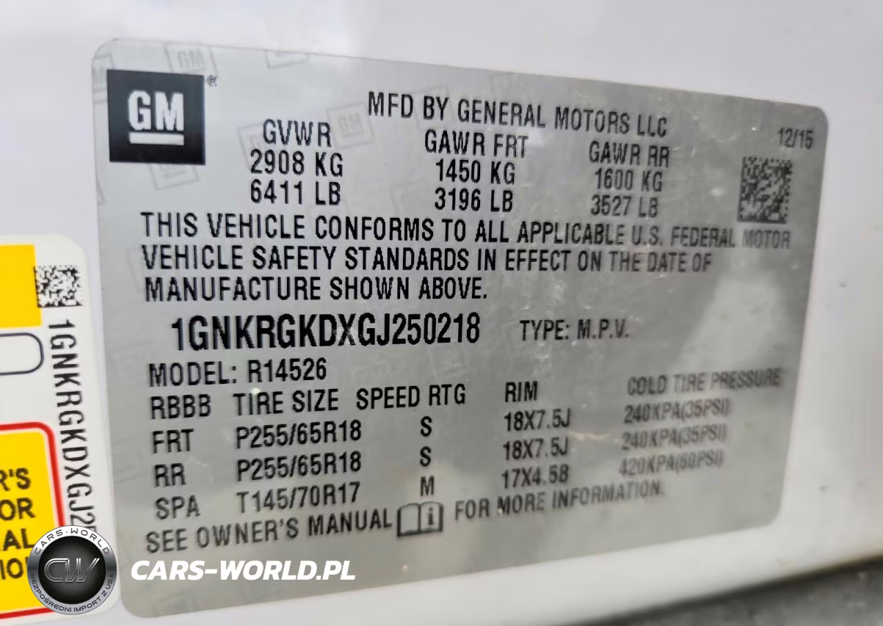 2016 Chevrolet Traverse Lt VIN:1GNKRGKDXGJ250218 - 12