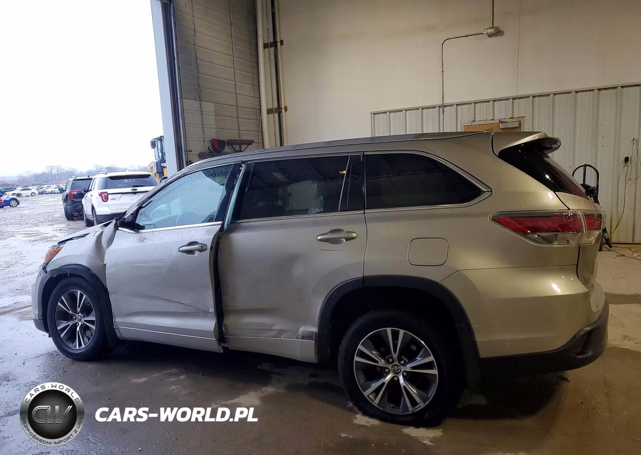 2016 Toyota Highlander Xle VIN:5TDJKRFHXGS337184 - 2
