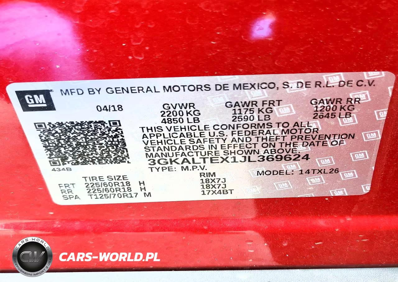 2018 GMC Terrain Sle VIN:3GKALTEX1JL369624 - 13