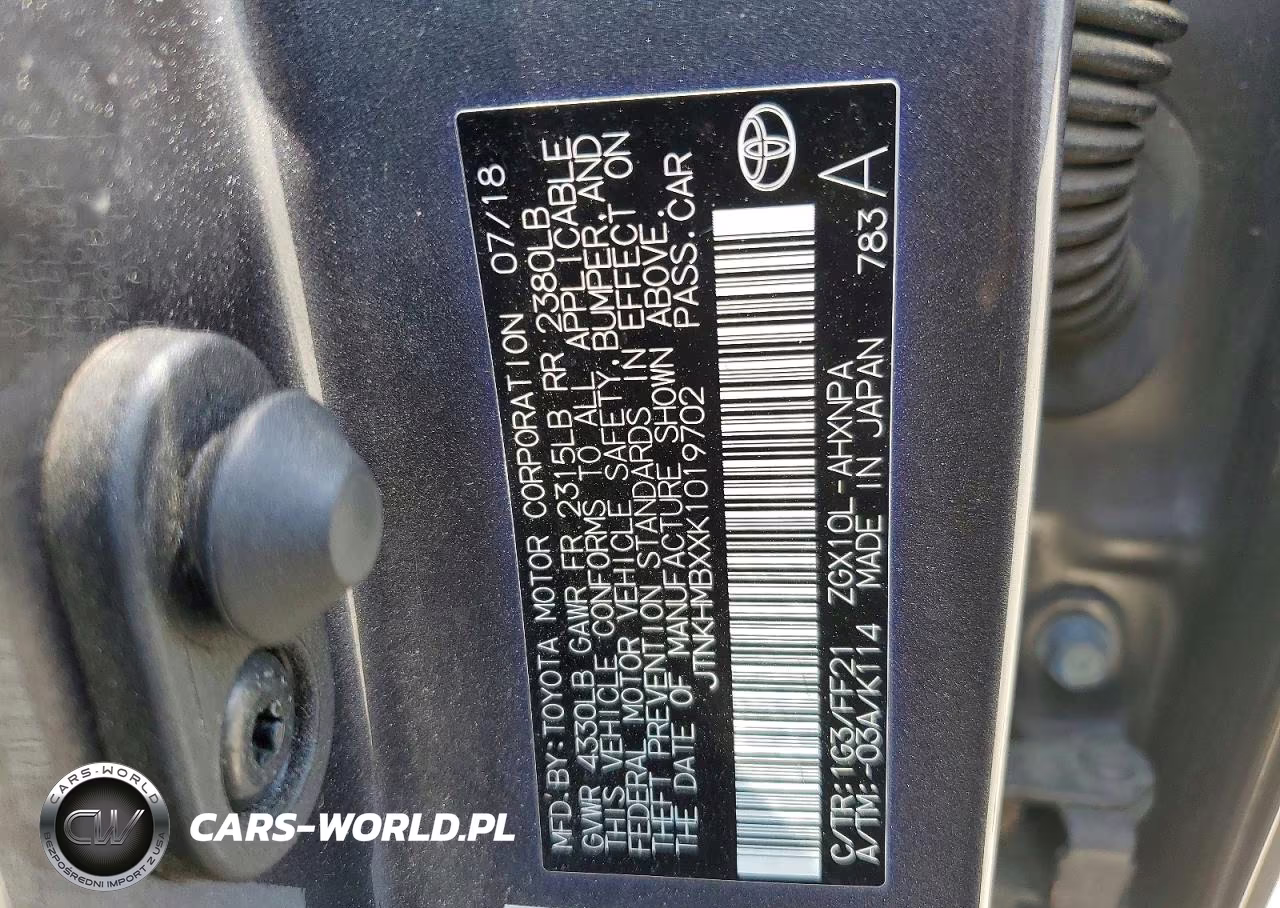 2019 Toyota C-Hr Xle VIN:JTNKHMBXXK1019702 - 14