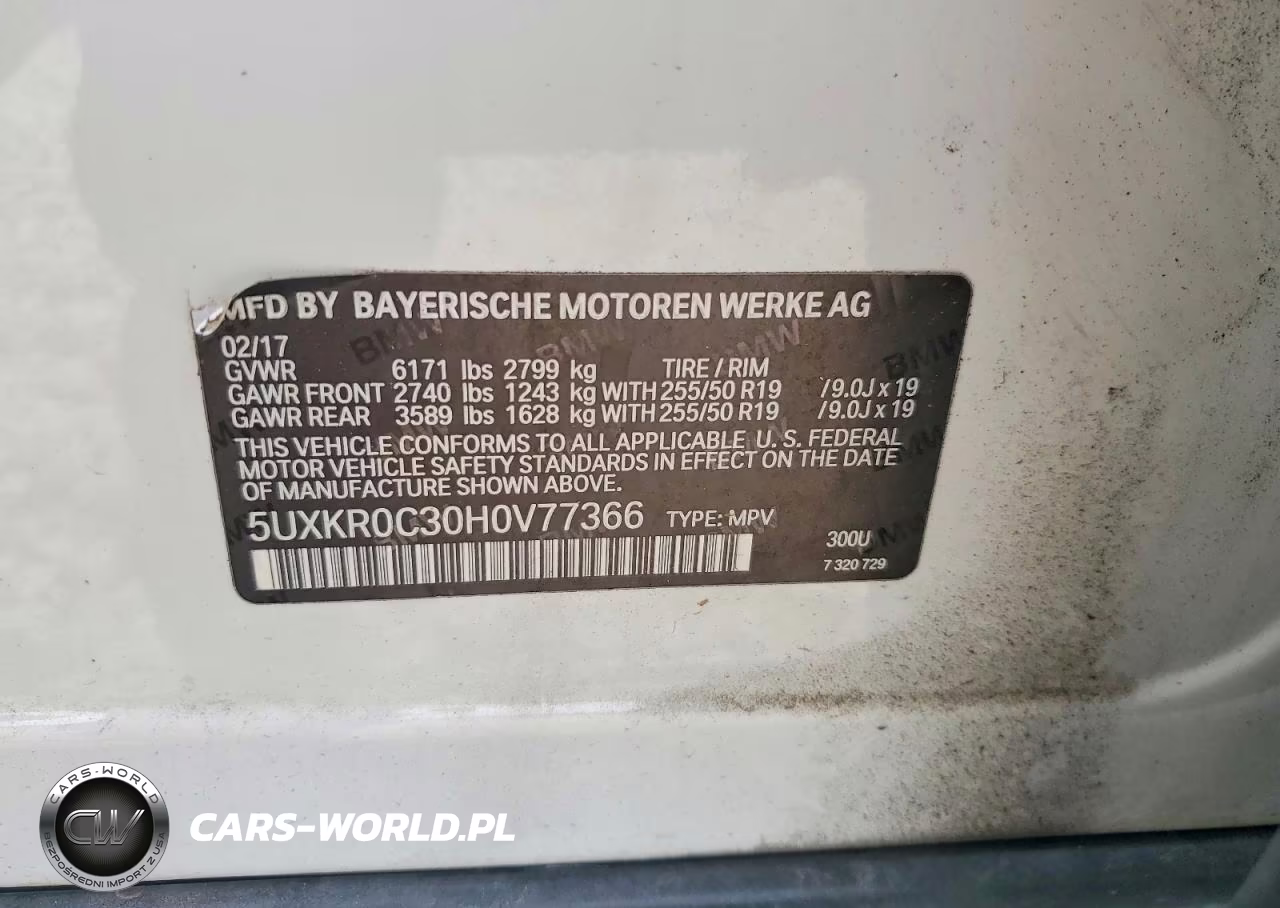 2017 BMW X5 xDrive35I VIN:5UXKR0C30H0V77366 - 13