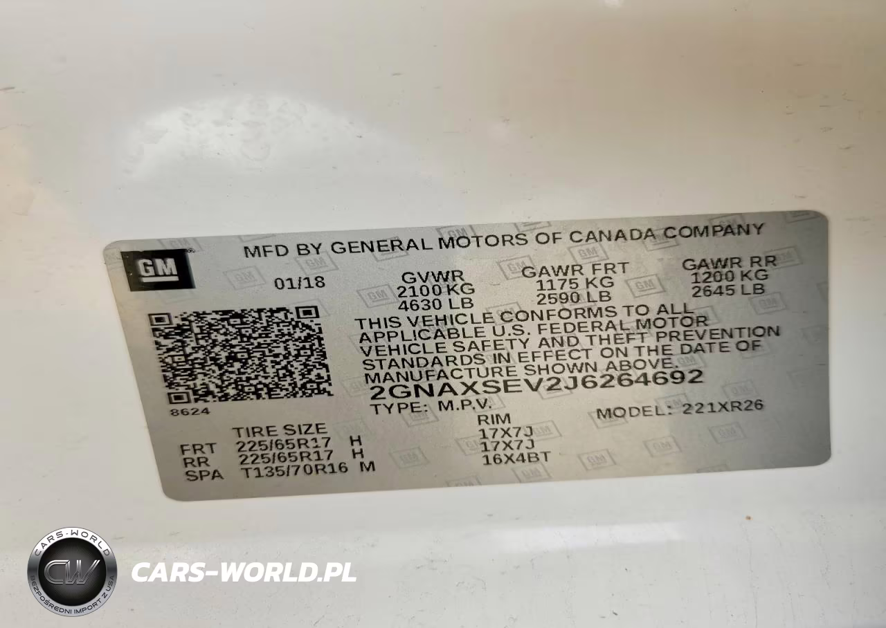 2018 Chevrolet Equinox Lt VIN:2GNAXSEV2J6264692 - 13